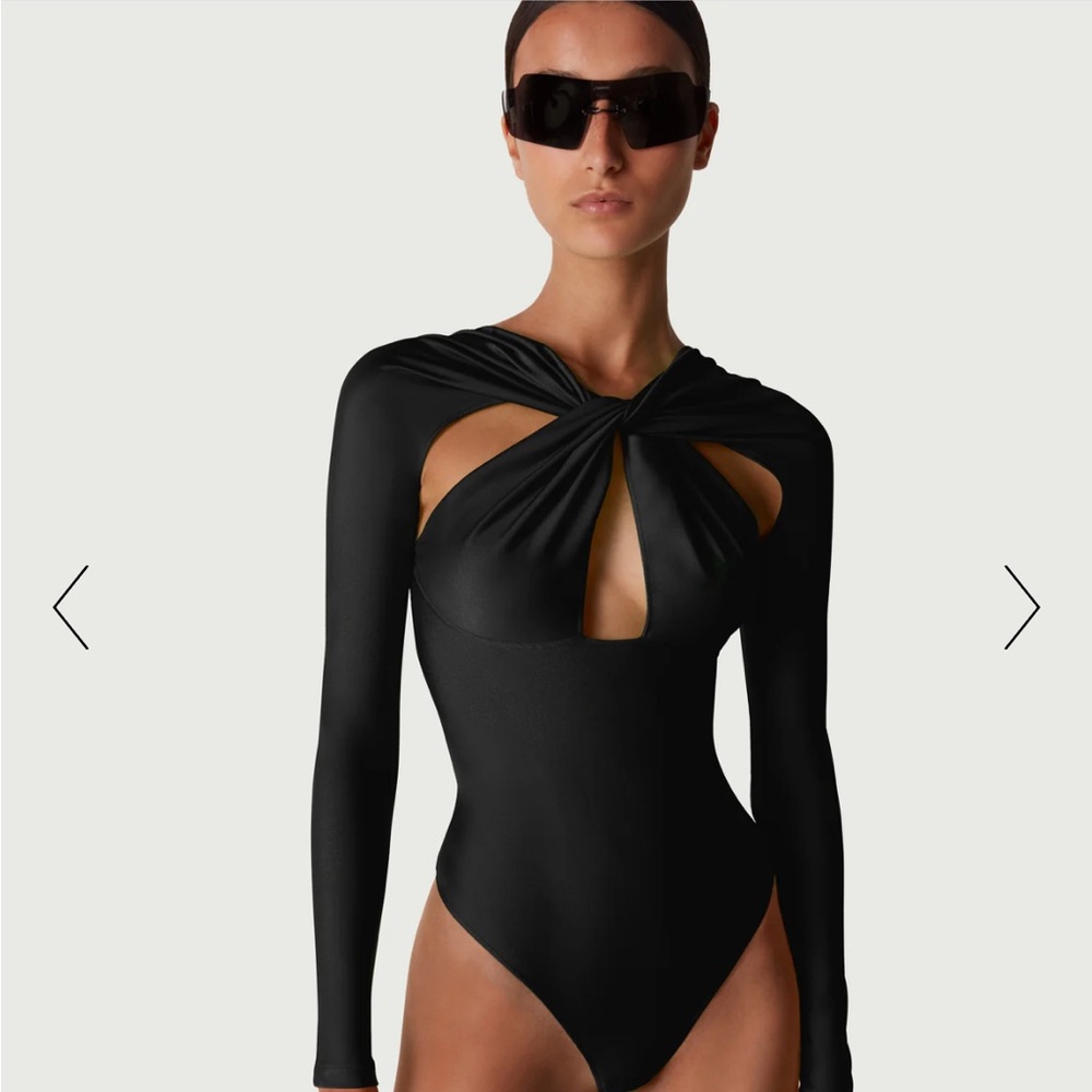 Coperni Twisted Cut-Out Bodysuit Small